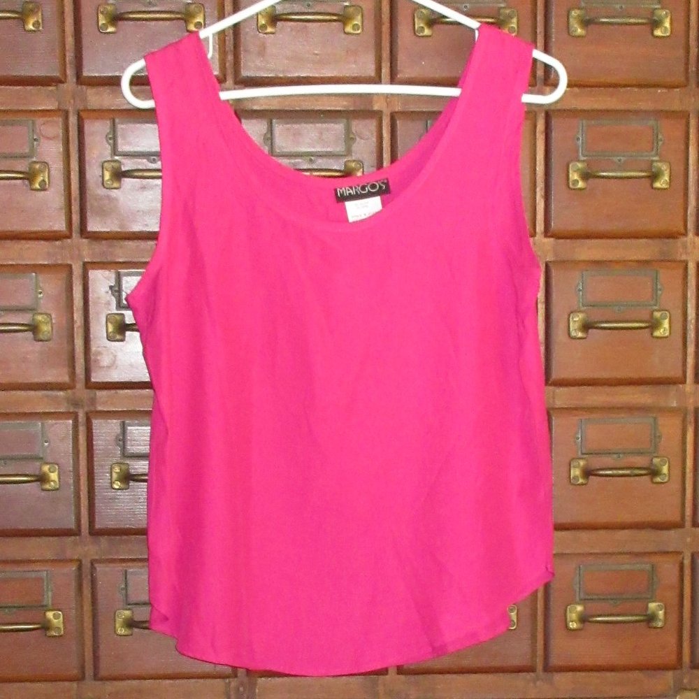 Vintage Pink Tank Top Medium MARGO'S
